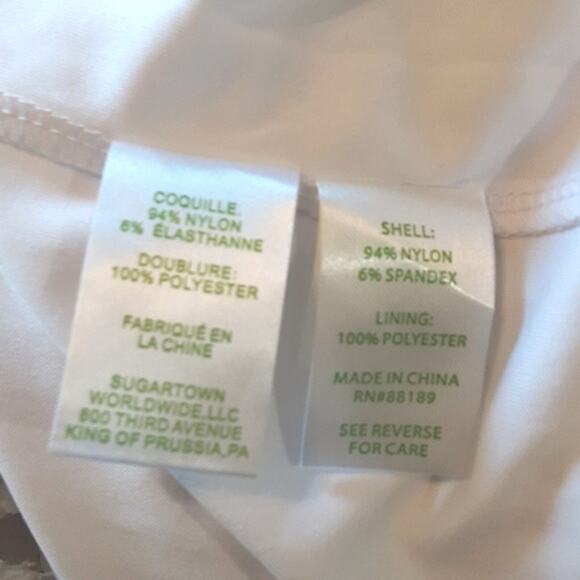 Lilly Pulitzer NEW Resort White Lexa Scalloped Shell Lace Off Shoulder Dress L - Picture 8 of 12